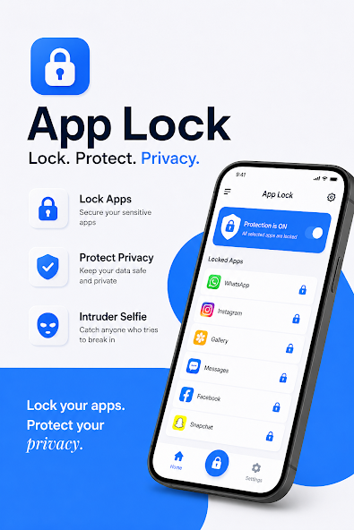 App lock overview with protected apps